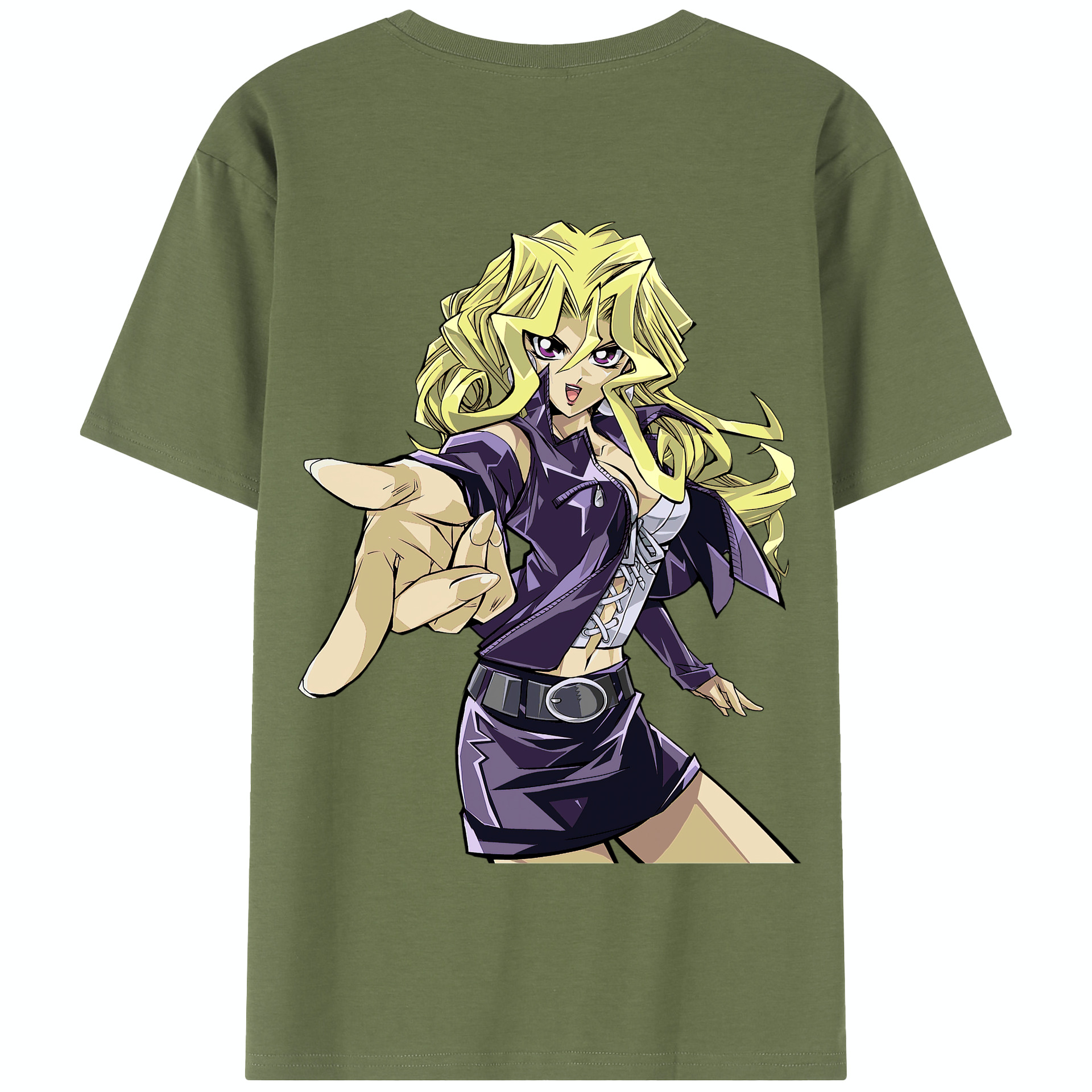 （画像用） 遊☆戯☆王 Yu-Gi-Oh! 綿100％半袖Tシャツ（背面プリント）